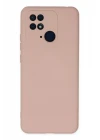 Xiaomi Redmi 10C Kılıf Nano içi Kadife Silikon - Pudra