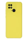 Xiaomi Redmi 10C Kılıf Nano içi Kadife Silikon - Sarı