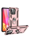 Xiaomi Redmi 10C Kılıf Sofya Yüzüklü Silikon Kapak - Rose
