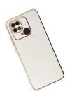 Xiaomi Redmi 10C Kılıf Volet Silikon - Beyaz