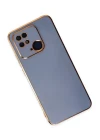Xiaomi Redmi 10C Kılıf Volet Silikon - Mavi