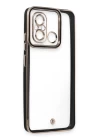 Xiaomi Redmi 12C Kılıf Liva Lens Silikon - Siyah