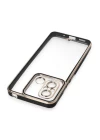 Xiaomi Redmi 12C Kılıf Liva Lens Silikon - Siyah