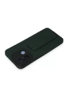 Xiaomi Redmi 12C Kılıf Mega Standlı Silikon - Yeşil