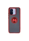 Xiaomi Redmi 12C Kılıf Montreal Yüzüklü Silikon Kapak - Kırmızı