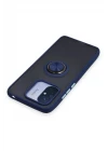 Xiaomi Redmi 12C Kılıf Montreal Yüzüklü Silikon Kapak - Lacivert