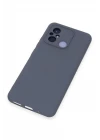 Xiaomi Redmi 12C Kılıf Nano içi Kadife Silikon - Gri