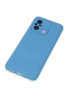 Xiaomi Redmi 12C Kılıf Nano içi Kadife Silikon - Mavi