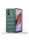 Xiaomi Redmi 12C Kılıf Optimum Silikon - Koyu Yeşil
