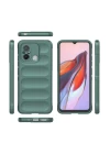 Xiaomi Redmi 12C Kılıf Optimum Silikon - Koyu Yeşil