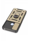 Xiaomi Redmi 12C Kılıf Pars Lens Yüzüklü Silikon - Gold