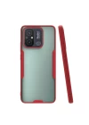 Xiaomi Redmi 12C Kılıf Platin Silikon - Kırmızı