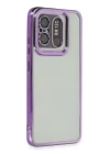 Xiaomi Redmi 12C Kılıf Slot Silikon - Mor