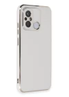 Xiaomi Redmi 12C Kılıf Volet Silikon - Beyaz