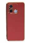 Xiaomi Redmi 12C Kılıf Volet Silikon - Kırmızı
