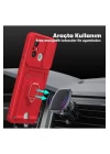 Xiaomi Redmi 12C Kılıf Zuma Kartvizitli Yüzüklü Silikon - Lacivert