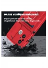 Xiaomi Redmi 12C Kılıf Zuma Kartvizitli Yüzüklü Silikon - Siyah