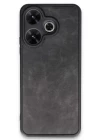 Xiaomi Redmi 13 4G Kılıf Aras Deri Kapak - Siyah