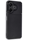Xiaomi Redmi 13 4G Kılıf Auto Focus Karbon Kapak - Siyah