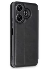 Xiaomi Redmi 13 4G Kılıf Flip Cover - Siyah