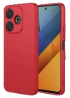 Xiaomi Redmi 13 4G Kılıf Nano içi Kadife Silikon - Kırmızı