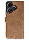 Xiaomi Redmi 13 4G Kılıf Trend S Plus Kapaklı Kılıf - Taba