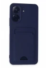 Xiaomi Redmi 13C Kılıf Kelvin Kartvizitli Silikon - Lacivert