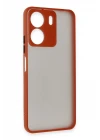 Xiaomi Redmi 13C Kılıf Montreal Silikon Kapak - Kırmızı