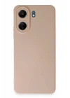 Xiaomi Redmi 13C Kılıf Nano içi Kadife Silikon - Pudra