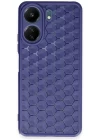 Xiaomi Redmi 13C Kılıf Petek Silikon Kapak - Lacivert