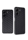 Xiaomi Redmi 13C Kılıf Petek Silikon Kapak - Siyah