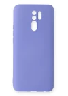 Xiaomi Redmi 9 Kılıf Nano içi Kadife Silikon - Lila