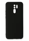 Xiaomi Redmi 9 Kılıf Nano içi Kadife Silikon - Siyah