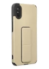 Xiaomi Redmi 9A Kılıf Mega Standlı Silikon - Gold