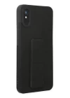 Xiaomi Redmi 9A Kılıf Mega Standlı Silikon - Siyah
