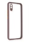 Xiaomi Redmi 9A Kılıf Miami Şeffaf Silikon - Açık Mor
