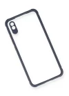 Xiaomi Redmi 9A Kılıf Miami Şeffaf Silikon - Gri