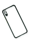 Xiaomi Redmi 9A Kılıf Miami Şeffaf Silikon - Koyu Yeşil