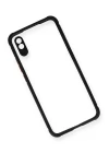 Xiaomi Redmi 9A Kılıf Miami Şeffaf Silikon - Siyah