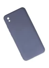 Xiaomi Redmi 9A Kılıf Nano içi Kadife Silikon - Gri