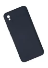 Xiaomi Redmi 9A Kılıf Nano içi Kadife Silikon - Lacivert