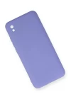 Xiaomi Redmi 9A Kılıf Nano içi Kadife Silikon - Lila