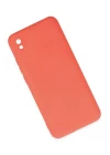 Xiaomi Redmi 9A Kılıf Nano içi Kadife Silikon - Turuncu