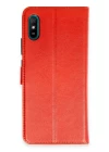 Xiaomi Redmi 9A Kılıf Trend S Plus Kapaklı Kılıf - Kırmızı