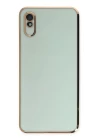 Xiaomi Redmi 9A Kılıf Volet Silikon - Açık Yeşil