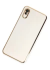 Xiaomi Redmi 9A Kılıf Volet Silikon - Beyaz
