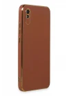 Xiaomi Redmi 9A Kılıf Volet Silikon - Kırmızı