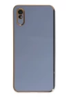 Xiaomi Redmi 9A Kılıf Volet Silikon - Mavi