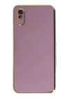 Xiaomi Redmi 9A Kılıf Volet Silikon - Mor
