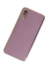 Xiaomi Redmi 9A Kılıf Volet Silikon - Mor